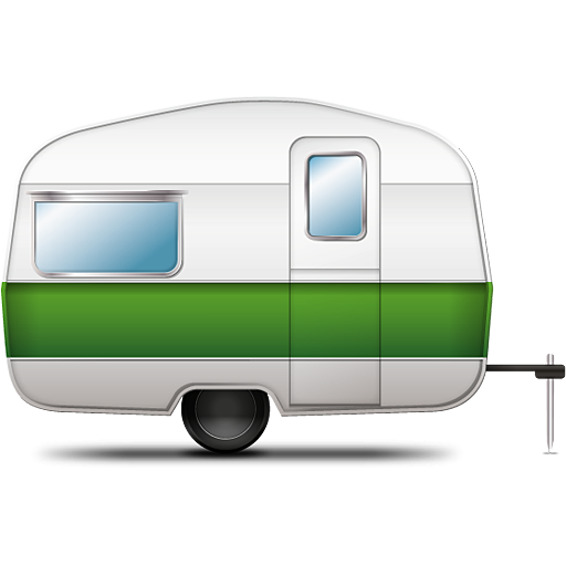 logotipo de caravanas e caravanas