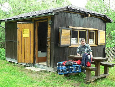 Campingplatz Slenečné skaly - ausgestattete Hütten