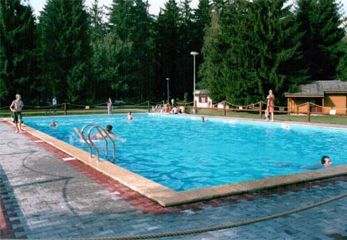 Zwemmen in het La Rocca-kamp