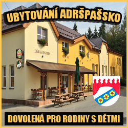 Ubytování Adršpach - pro rodiny s dětmi