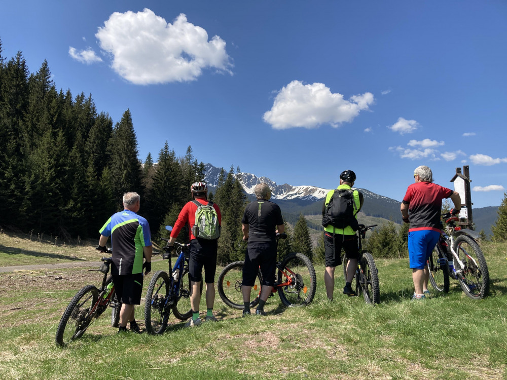 Areál Stará zvonica - cyklisté