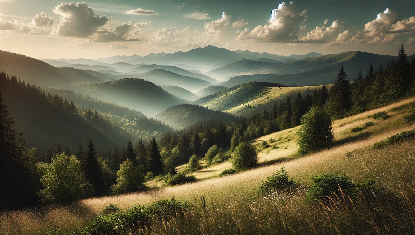 Poloniny Slovensko - Ilustrace