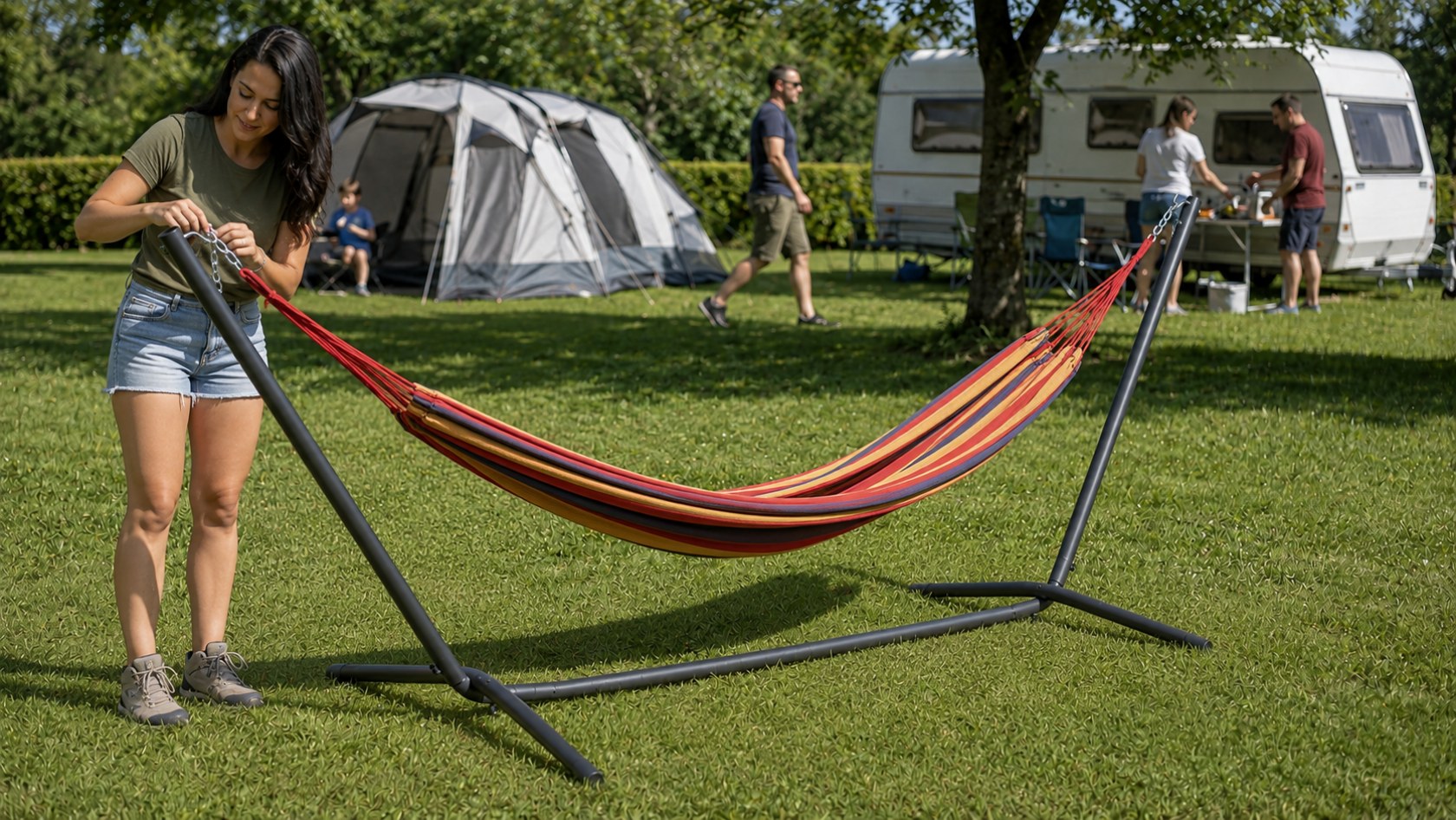 Easy & Rainbow Single - houpací  síť