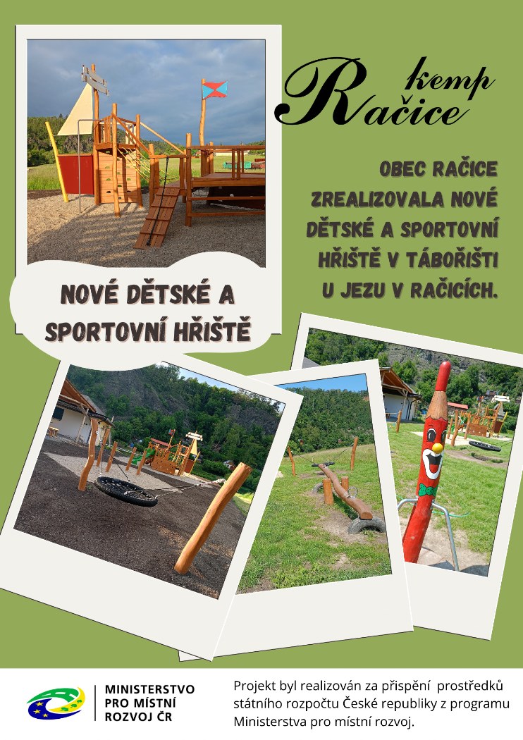 Kemp Račice - Dětské hřiště