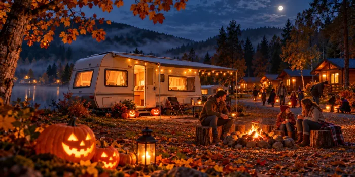 Kam na Halloween 2026 s dětmi - Ilustrace