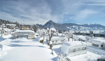 Camping Inntal - Wiesing, lyžování a zima
