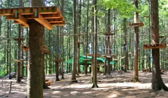 Tarzanie Ostravice - Lanový park pro děti - Zenovna Chaloupky