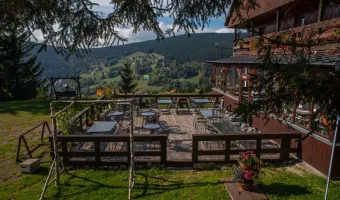 Restaurace s terasou v Krkonoších - Pension Horalka Špindl