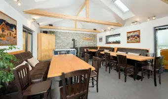 Společená jídelna - Chalupa Relax Zone Vrchovina - ubytování Sychrov
