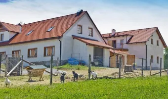 Pohled na zvířátka ze zadníá strany - Apartmány Srdečno Humpolec