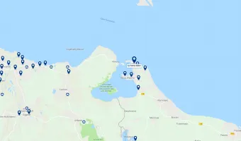 Glamping Podgrodzie kemp mapa