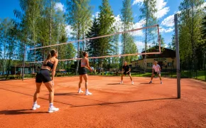Chaty Malý Ratmírov - sportování a  volejbal