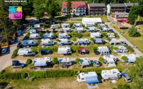 kempová místa - karavany, ubytná auta