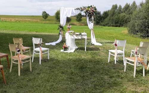 Bröllop i ett pensionat - bröllop i gården Vysočina, Pension Bořetínský