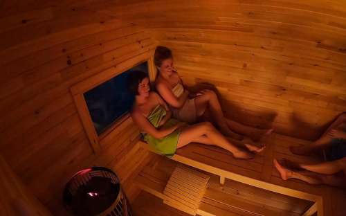 Sauna direct naast huisje Friesovy Boudy in het Reuzengebergte