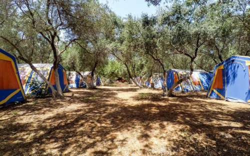 Camping Chania - stanování