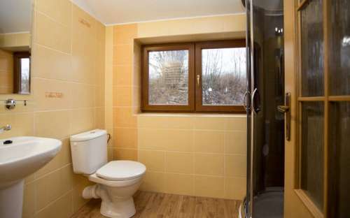 Kúpeľňa - Horská chalúpka Domašov, ubytovanie Bělá pod Pradedom, chaty Jeseníky, Olomoucký kraj