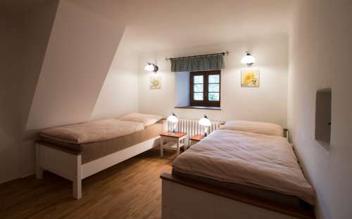 Zimmer Nr. 1 - Chaloukpa U Černého čápa - Unterkunft Dolní Žďár, Erholung in Třebon, Pensionen und Hütten in Südböhmen