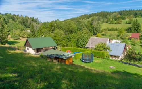 Elsa kır evi, Orlické hory dağ evleri, havuzlu konaklama Kunvald, Pardubice