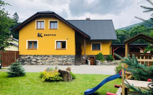 Mountain Cottage Kouty 43 - accommodatie skigebied Kouty nad Desnou, het hele jaar door Jeseníky huisje, regio Olomouc