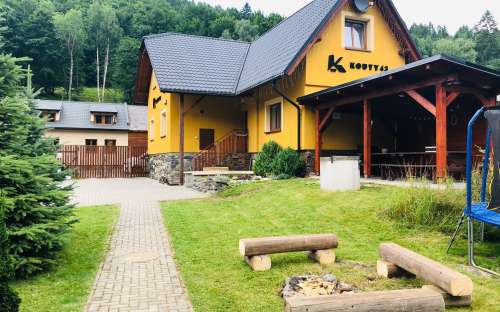 Mountain Cottage Kouty 43 - accommodatie skigebied Kouty nad Desnou, het hele jaar door Jeseníky huisje, regio Olomouc