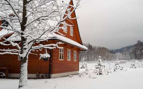 Cottage Pomněnka en hiver - Komorní Lhotka