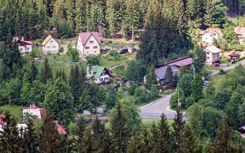 Okolí chaty, ubytování Horní Bečva