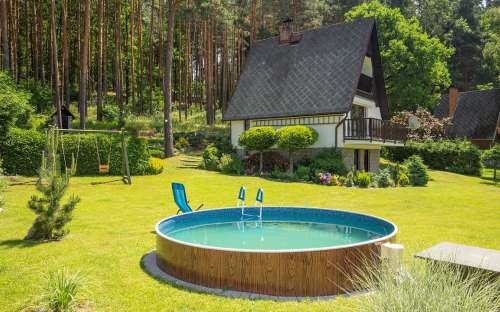 Оренда котеджу Пробулов - проживання в Південній Чехії, котедж з басейном на дамбі Орлік, котеджі в Південночеському краї