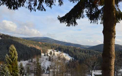 Chata Na Vyhlídce - Strážné, bergaccommodatie vlakbij het skigebied Krkonoše, Hradec Králové