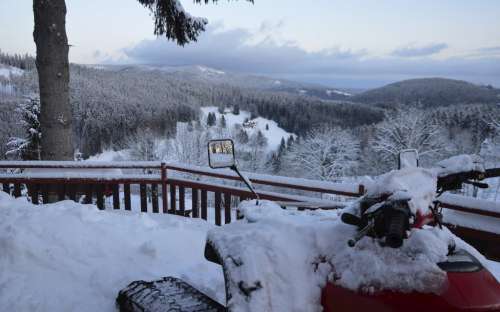 Chata Na Vyhlídce - Strážné, horské ubytování u ski areálu Krkonoše, Královéhradecko