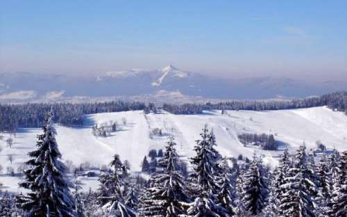 Zima v Bedřichově - Horská Chata Nisanka, ubytování Bedřichov v Jizerských horách, chaty Liberecko