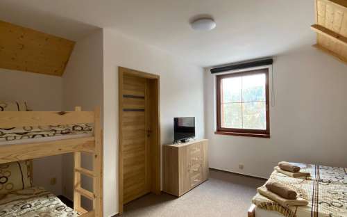 Room no. 3 floor - 4 beds - Mountain Hut Perkaska - accommodation Prkenný Důl Žacléř, cottages and cottages Krkonoše, Hradec Králové Region