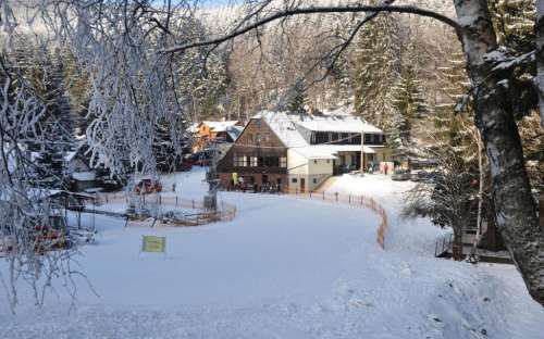 Zátiší berghut - accommodatie Karlov pod Pradědem, Jeseníky lodge vlakbij het skigebied