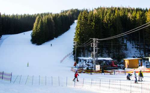 Zátiší berghut - accommodatie Karlov pod Pradědem, Jeseníky lodge vlakbij het skigebied