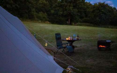 Glamping çadırları Čmelíny, kamping Pilsensko