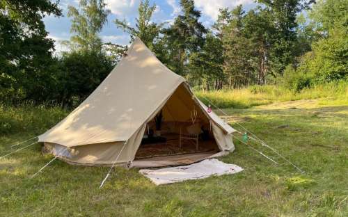 Glamping telte Čmelíny, camping Pilsensko