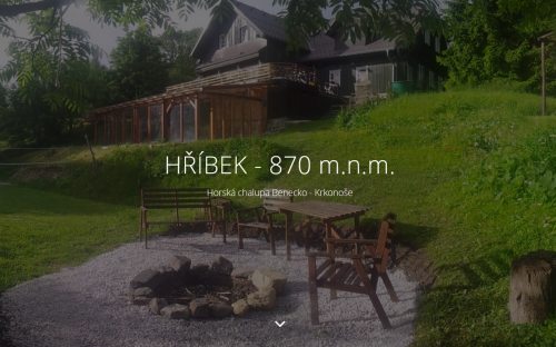 Horská chalupa Hříbek, ubytování Benecko, Krkonoše, Liberecký kraj