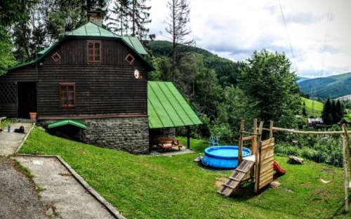 Hegyi kunyhó Kouty - szállás Kouty nad Desnou, síelés Šindelná, hegyi kunyhók Jeseníky, Olomouc Region