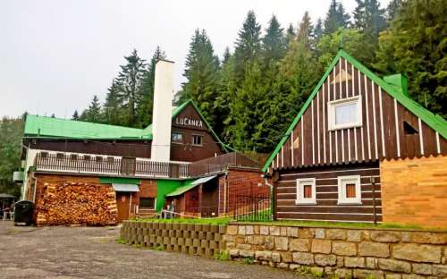 Horská chata Lučanka, Lučany nad Nisou, Jizerské hory, Liberecký kraj