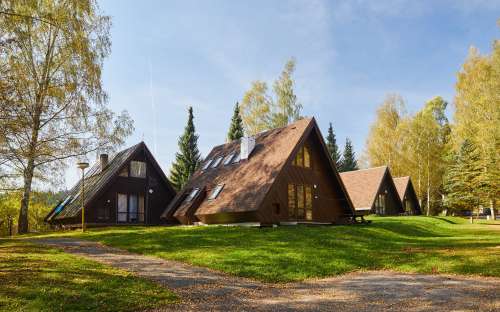 Finnische Hütten