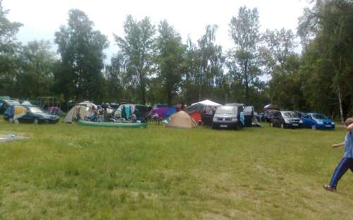 Camp Marina Píšťany - Zelten