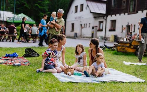 Areál ráčí údolí - camp for children