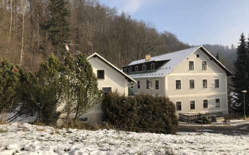Kubas mill site in winter
