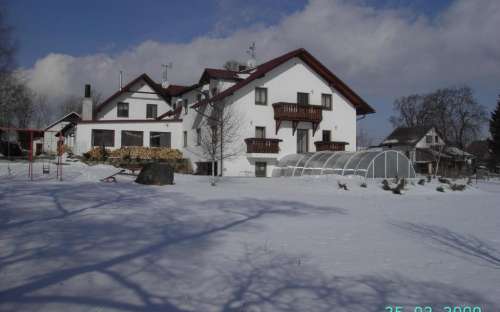 Pension Všeruby bei Kdyne, Familienunterkunft im Böhmerwald, Mobilheim Plzeňsko