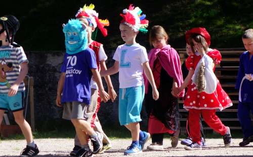 Children camp / school in the nature of the Jizera Mountains