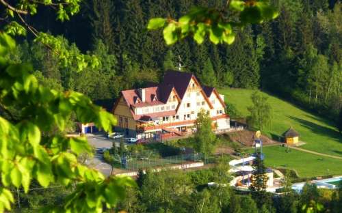 Penzion Sluníčko, accommodatie hotel in Beskydy, wellness regio Moravië-Silezië