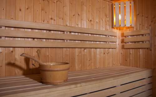 Sauna v penzionu - Penzion U Černého čápa - ubytování Dolní Žďár, rekreace v Třeboni, penziony a chalupy jižní Čechy