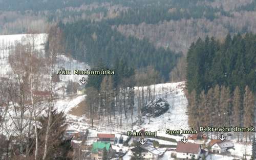Rekreační Domek Alej, nastanitev Černá hora Krkonoše, regija Hradec Králové