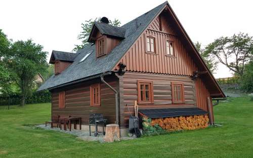 Luksuzna planinska koliba u Krkonošama, smještaj Jílové u Držkova Jizera Mountains, planinske kolibe Liberecký Region