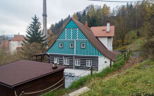 Horská roubenka Vyletní - Aluguel de casa de campo em Desná, casa de campo familiar nas montanhas Jizera, casas de bem-estar Região de Liberecký